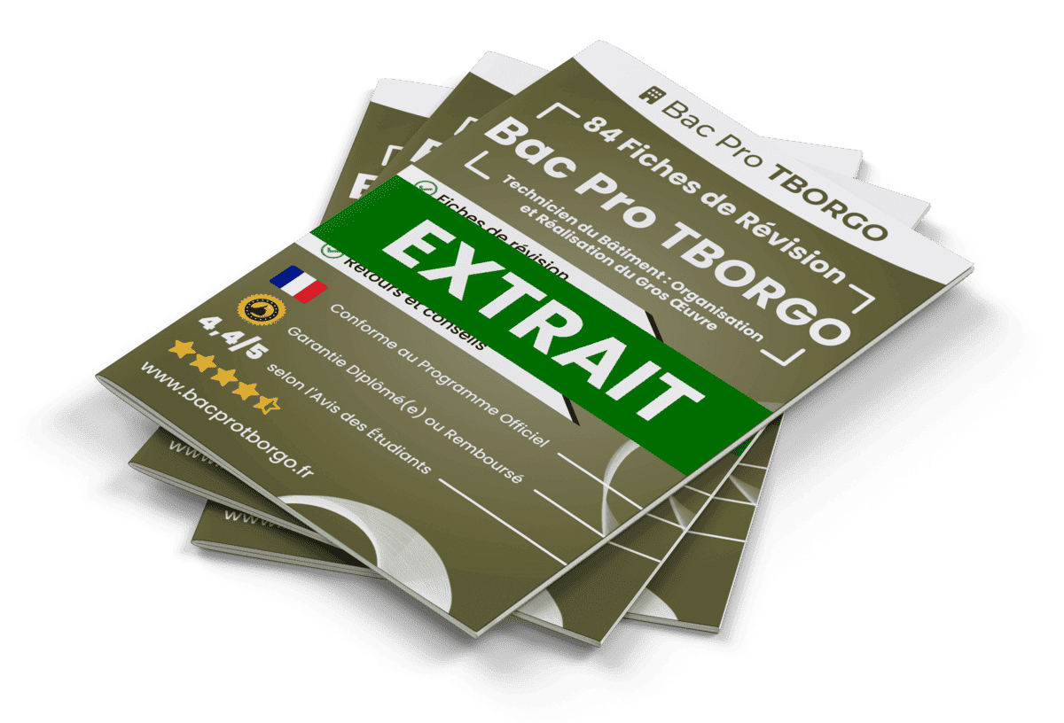 Extrait Fiches Révision gratuites Bac Pro TBORGO